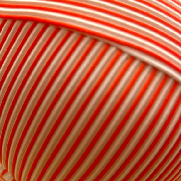 SHADE- Striped Red Bikini Top - Picture 2 of 5